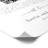 ミニマルエレガントリストハネムーン結婚基金 ポスター (角)