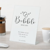 ミニマルエレガントリストバブル送信オフスクリプト 台座サイン (インサイチュ)