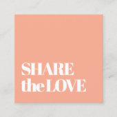 ミニマルエレガントリストパステルアプリコはっきりしたット 紹介カード (正面)