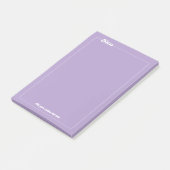 ミニマルエレガントリストパープルのカスタマイズ ポストイット (アングル)