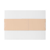 ミニマルエレガントリストピーチ招待状用帯 招待状ベリーバンド (裏面例)