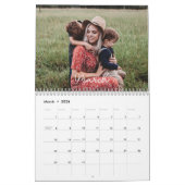 ミニマルエレガントリストファミリー2023フォトカレンダー カレンダー (3月 2026)