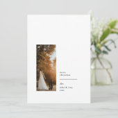 ミニマルエレガントリストフォトホリデーカード シーズンカード (スタンド正面)