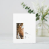 ミニマルエレガントリストフォトホリデーポストカード シーズンポストカード (スタンド正面)