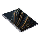 ミニマルエレガントリストフローライン ノートブック (右側)