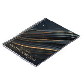 ミニマルエレガントリストフローライン ノートブック (左側)