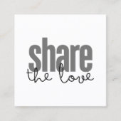 ミニマルエレガントリストブラックグレイホワイトはっきりした美しい 紹介カード (正面)