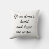 ミニマルエレガントリストブラックスクリプトファミリー懇親会 クッション (裏面)