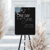 ミニマルエレガントリストブラックリハーサルディナーウェルカム アクリルサイン