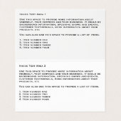 ミニマルエレガントリストブラック折り畳み名刺 名刺 (内部フラット)