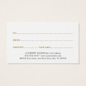 ミニマルエレガントリストホワイトゴールデンイエロー美しい (裏面)