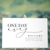 ミニマルエレガントリストホワイトリハーサルディナーウェルカム アクリルサイン (ニュートラル)