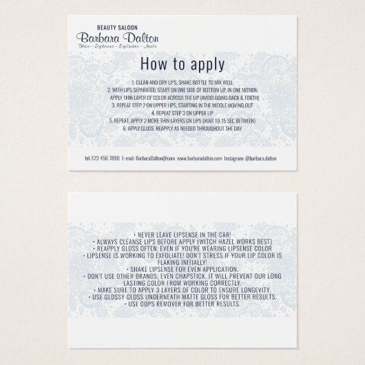 ミニマルエレガントリストホワイトレースコレクション (正面&裏面)