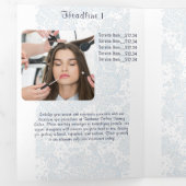 ミニマルエレガントリストホワイトレースコレクション 三つ折りカード (内部最初)