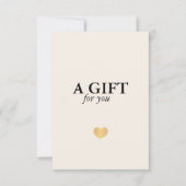 ミニマルエレガントリストラグジュアリーホワイト金ゴールドハート (正面)