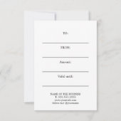 ミニマルエレガントリストラグジュアリーホワイト金ゴールドハート (裏面)