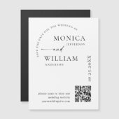 ミニマルエレガントリスト日付磁気カードを保存 (正面/裏面)