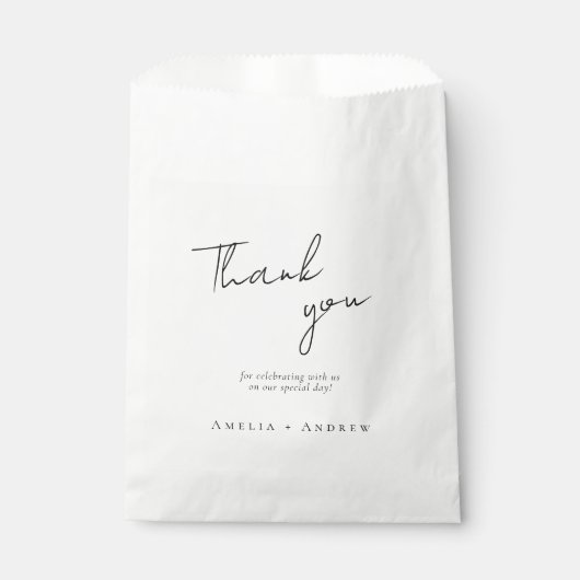 ミニマルエレガントリスト白黒ス結婚クリプトの部分 フェイバーバッグ (正面)