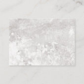ミニマルエレガントリスト結婚ストーン宿泊施設 エンクロージャーカード (裏面)
