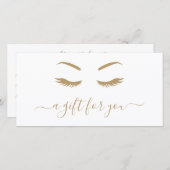 ミニマルエレガントリスト金ゴールドの遺跡証明書 (正面/裏面)