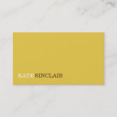 ミニマルエレガントリスト黄 名刺 (正面)