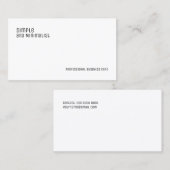 ミニマルエレガントリスト 名刺 (正面/裏面)