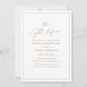 ミニマルエレガントリスト 招待状 (正面)