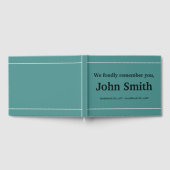 ミニマルエレガントリストMemoriesゲストブック ゲストブック (全面)