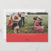 ミニマルエレガントリストMerry Christmas Scriptの写真 シーズンカード (裏面)