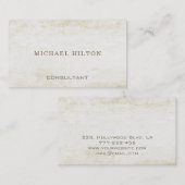 ミニマルエレガントリズム平磨き石 名刺 (正面/裏面)