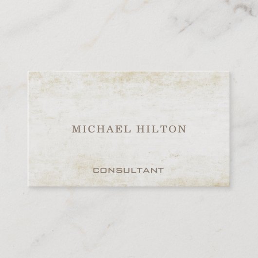 ミニマルエレガントリズム平磨き石 名刺 (正面)