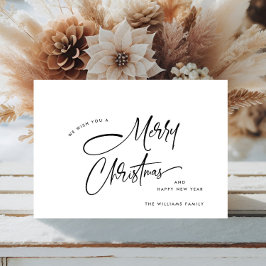 ミニマルエレガント主義メリークリスマス シーズンカード
