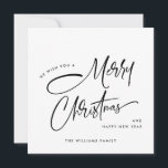 ミニマルエレガント主義メリークリスマス シーズンカード<br><div class="desc">すべての文字の色、背景色、および背面の松の木を変更できる。Zazzleエディタで自由に行うことができ感じます連絡。それを行う方法に対して詳細が必要でもしす。または他の項目や新しい項目を必要とします。私は早く返事をする。</div>