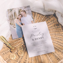 ミニマルエレガント主義モノグラム予算結婚写真