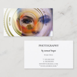 ミニマルエレガント写真家 名刺