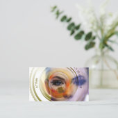 ミニマルエレガント写真家 名刺 (スタンド正面)