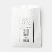 ミニマルエレガント大人誕生日 フェイバーバッグ (正面)