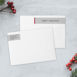 ミニマルエレガント差出人住所 ラップアラウンドラベル