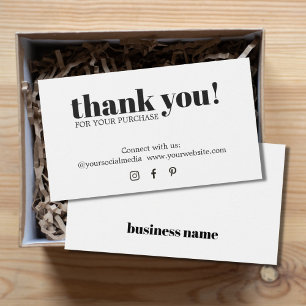 ミニマルエレガント白黒ありがとう