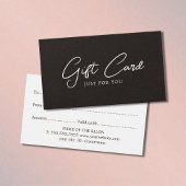 ミニマルエレガント白黒美しいサロン