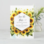 ミニマルエレガント花結婚病 セーブザデート (スタンド正面)