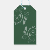 ミニマルエレガント タイポグラフィ モノグラムイニシャル ギフトタグ (裏面)