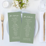 ミニマルエレガントSage Greenの食結婚品メニュー メニュー<br><div class="desc">サージュミニマルグエレガント・グ結婚リーンの食べ物。</div>