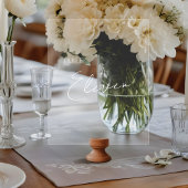 ミニマルエレガントTypographic Brush Script アクリルサイン