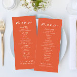 ミニマルエレガントVerona Sunsetの結婚食べ物 メニュー<br><div class="desc">ベローナミニマルサンエレガントセットの食結婚品メニュー。</div>