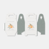 ミニマルオレンジボタニカルボ感謝していホロ結婚ーズ フェイバーボックス (折り畳みなし)