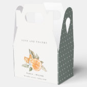 ミニマルオレンジボタニカルボ感謝していホロ結婚ーズ フェイバーボックス (オープン)