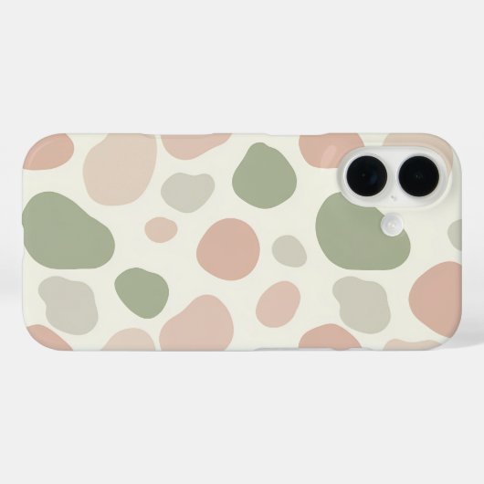 ミニマルオーガニックブロブパターン Case-Mate iPhoneケース (裏面 (横))