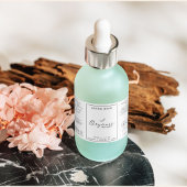 ミニマルオーガニックリストスキンケア製品ラベルシール 長方形シール