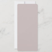 ミニマルオーガニックリストテラコッタブルー結婚ズ詳細 招待状 (裏面)